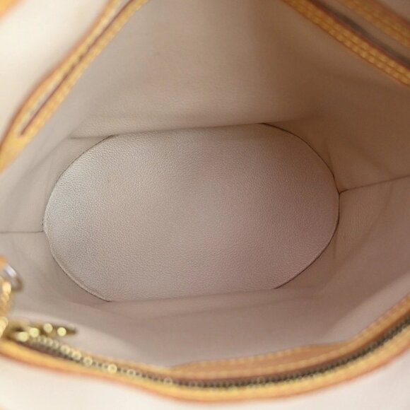 Authentic Louis Vuitton Monogram Bucket PM Leather Brown Tote bag bsj1062-110725 - Picture 9 of 16